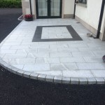 a nice paving job bordering the tarmac