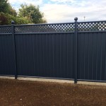 blue fence